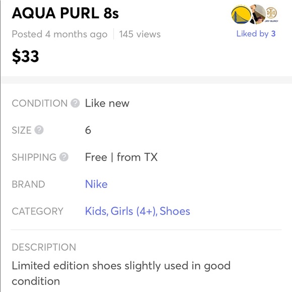 Aqua Purl 8s - Picture 4 of 4